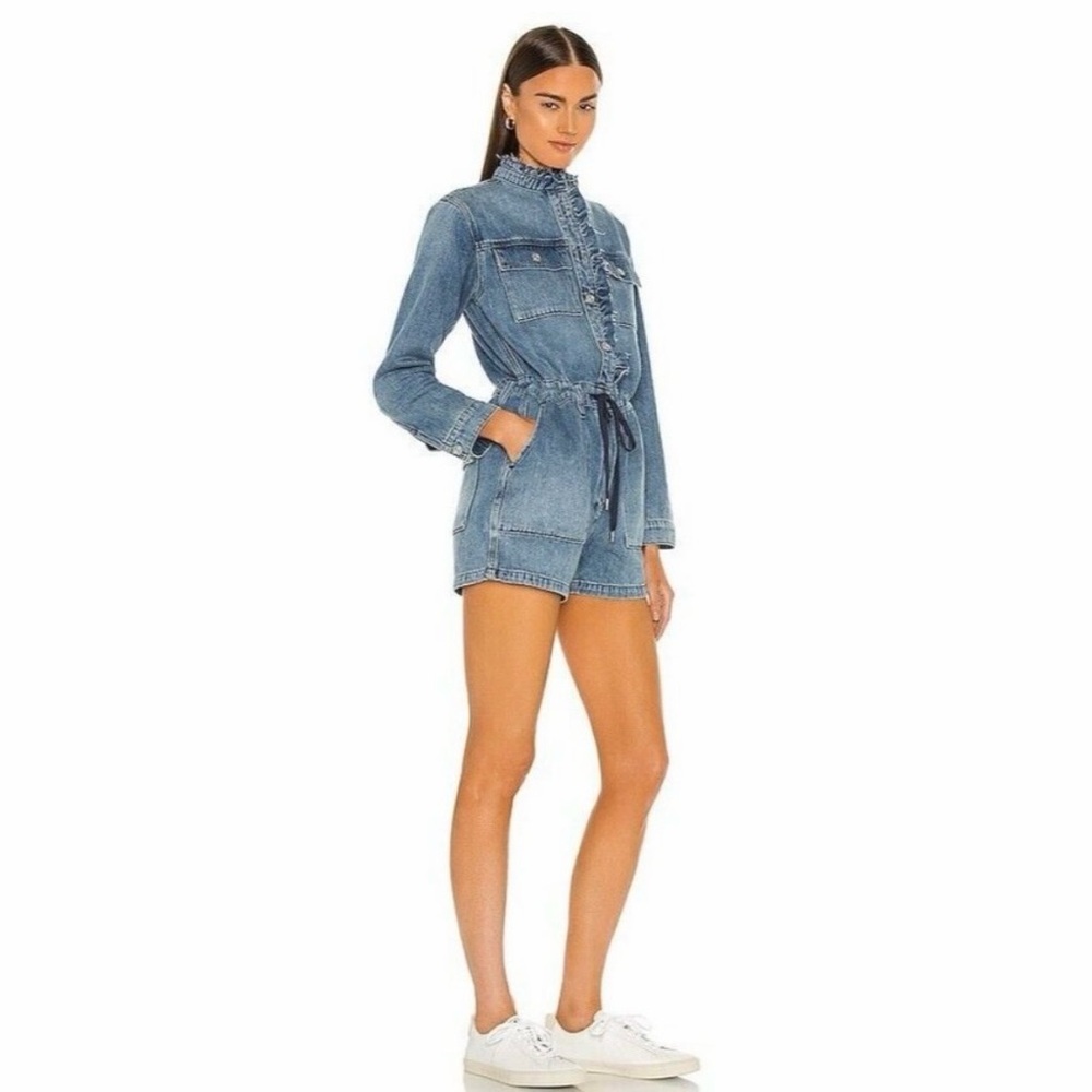 Hudson Jeans Blue Denim Jumpsuit